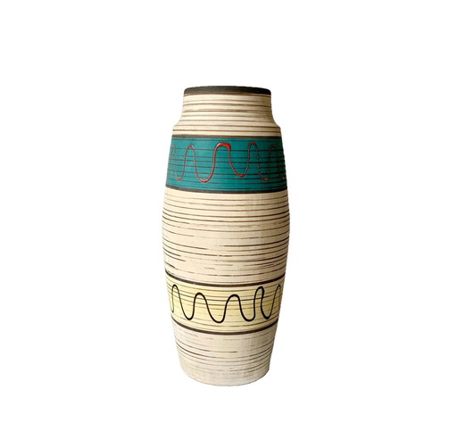 Très Grand Vase Vintage • Céramique • Scheurich • 1960