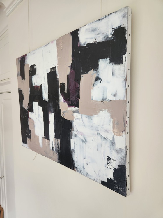 Image 1 of Powerful Abstract Painting "Mariani" (2018) – 60x80 cm