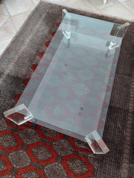 Image 1 of Niedriger Tisch aus Glas