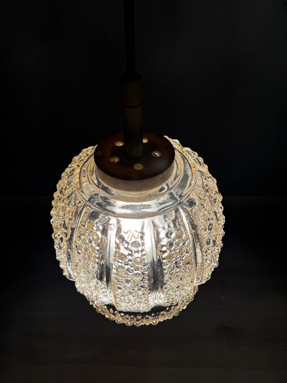 Image 1 of Atmospheric Vintage Ceiling Lamp With Bubble Glass