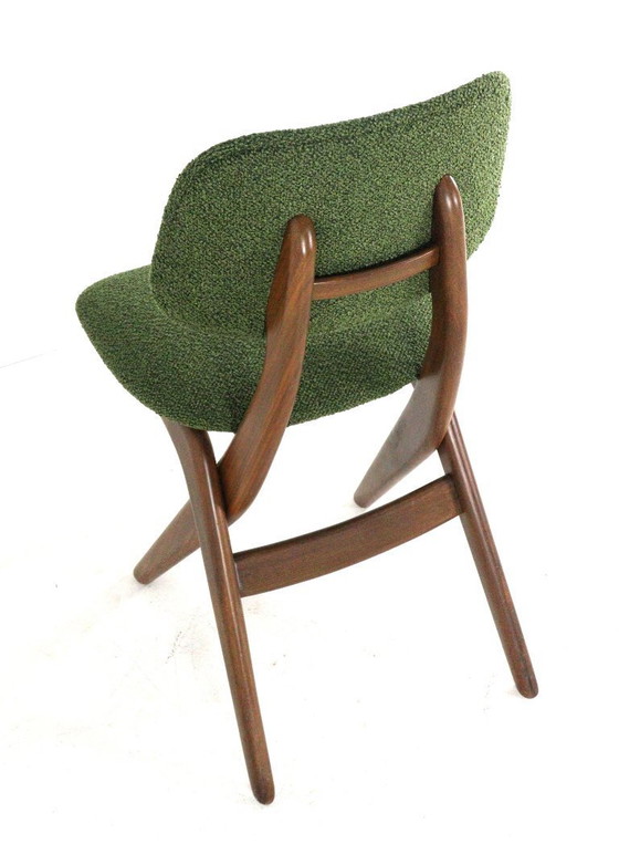 Image 1 of Set for 4 scissor chairs AWA attr. Louis van Teeffelen Wébé