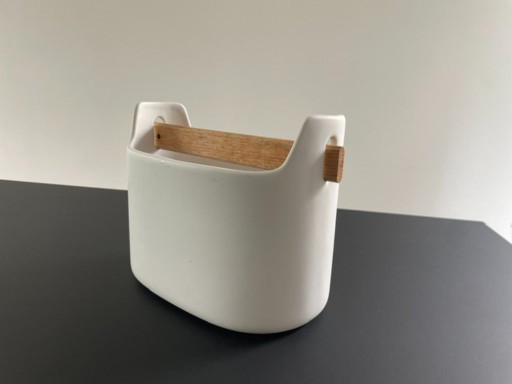 Boîte à outils Eva Solo, organisateur de cuisine en céramique et chêne