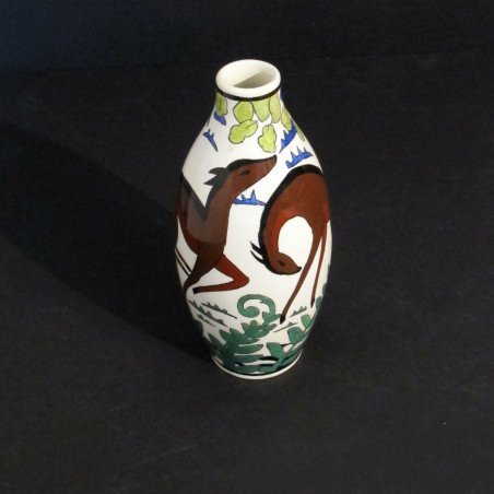 Image 1 of VASE ART DÉCO BOCH FRÈRES KÉRAMIS CHARLES CATTEAU