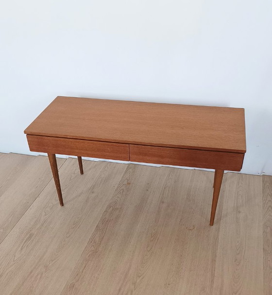 Danish Low Sideboard TV Cabinet – Wood (photo 8 of 9)