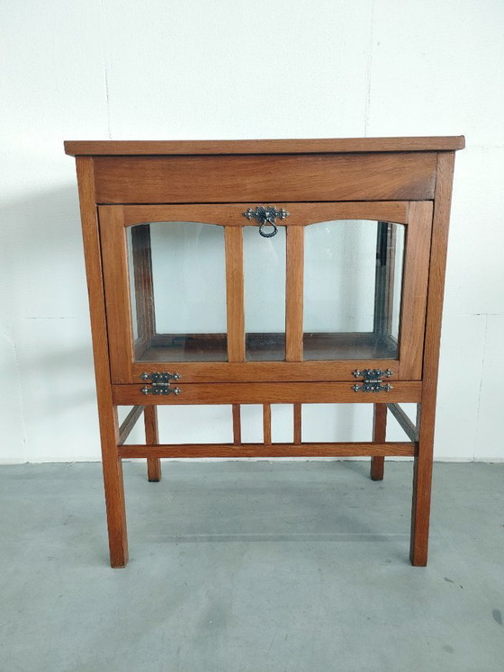 Image 1 of Vitrine/meuble à thé vintage/antique de style Art déco