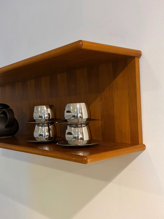 Vintage teak wall shelf – Shelving unit, Scandinavian (photo 2 of 8)