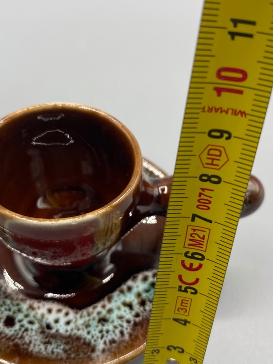 Bougeoir portatif en céramique de Vallauris – Émaux Flambés – Objets déco, Ceramic, Rustic (photo 8 of 8)