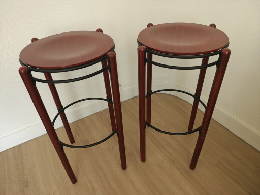 Taburete de bar Hutten – barkrukken, Metal, Wood (photo 2 of 10)