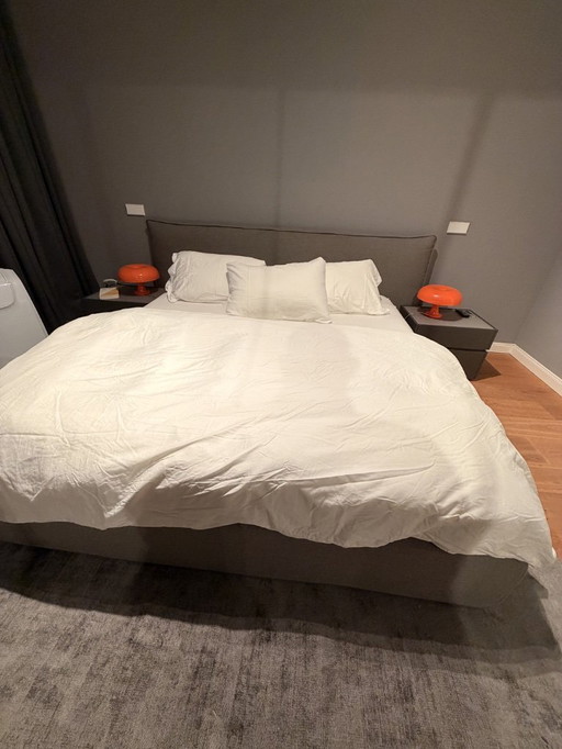 Papadatos Bett Flexy 180x200 incl. Lattenrost & Boxspringmatratze