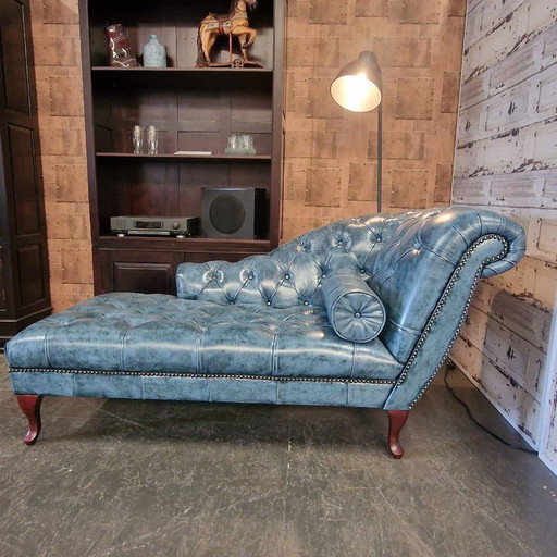 Chesterfield Daybed - Antik Blau