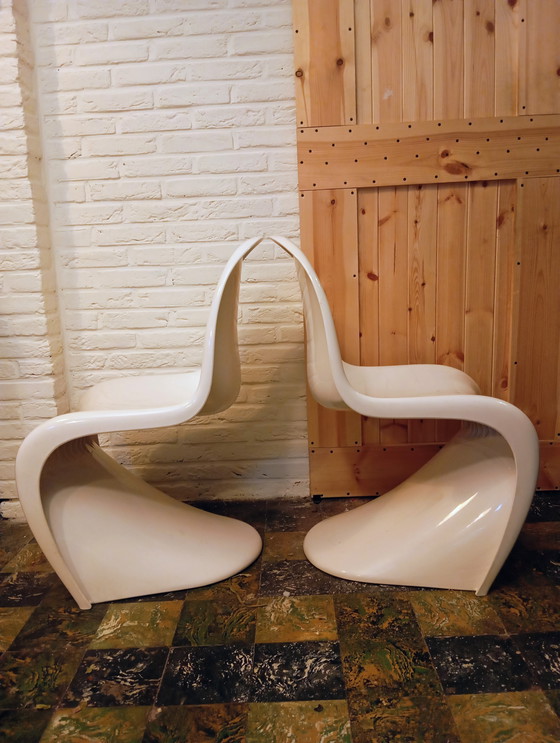 Image 1 of 2 chaises Herman Miller Panton de 1978