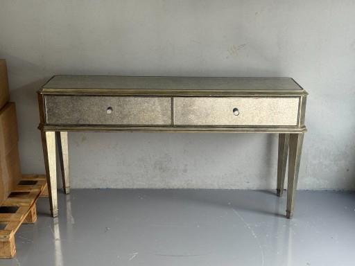 Tavolo consolle Ethan Allen – consoles, Bronze, Glass