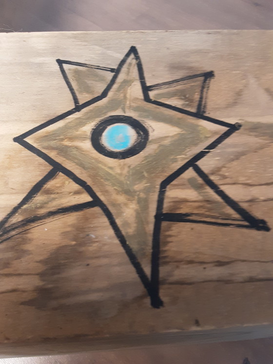 Image 1 of Lampada da tavolo artistica con scatola coordinata