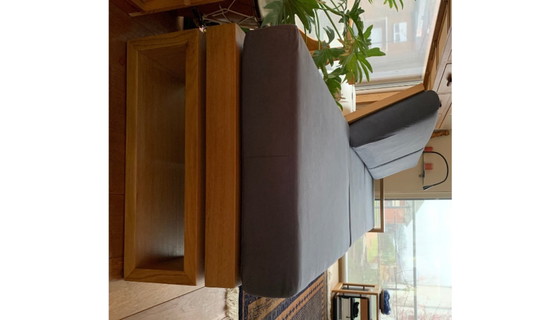 Image 1 of Minimalist oak design armchair – 325 cm – handmade – Japandi style