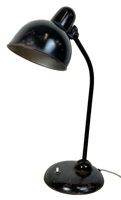Black Industrial Bauhaus Table Lamp, 1930s