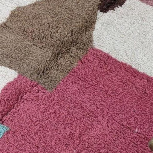 Traditioneel handgemaakt vloerkleed van puur wol met kleurrijke patronen, afmeting 2/3 meter – Ahrend (photo 2 of 5)
