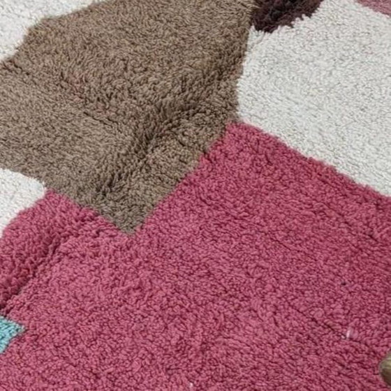 Traditioneel handgemaakt vloerkleed van puur wol met kleurrijke patronen, afmeting 2/3 meter – Ahrend (photo 2 of 5)