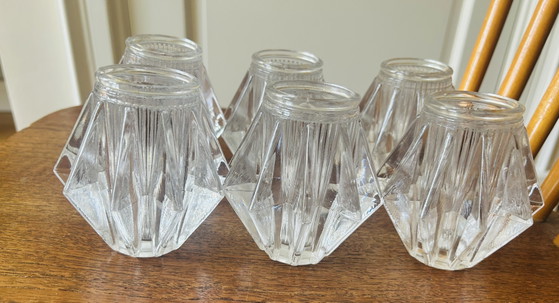 Image 1 of Vintage glass lampshades 1940s / 1950s