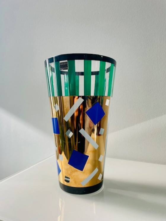 Image 1 of Icónico Saqqarah Vaas – Egizia x Sottsass Associati, 1995 (diseño de Nanae Umeda)