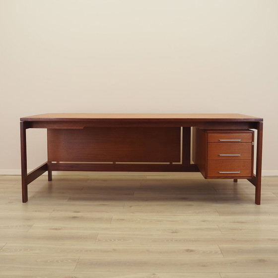 Teakhouten directiebureau van Henning Jensen & Torben Valeur voor Munch, Deens, jaren 60. – Wood (photo 2 of 20)
