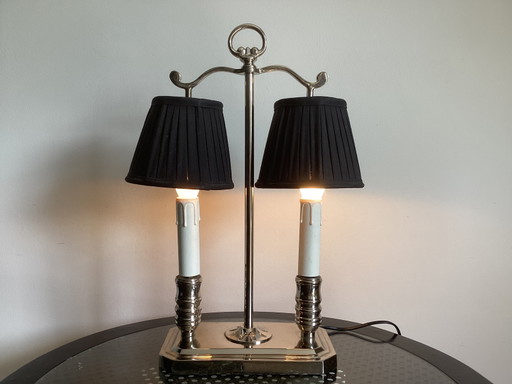 BOUILOTTE TAFELLAMP – tafellampen, polished steel, Textile (photo 2 of 6)