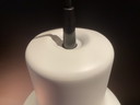 2x Philips lampes suspendues blanches vintage 1980