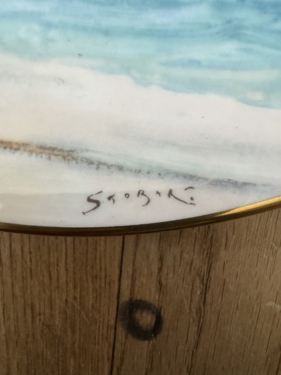 Image 1 of Raro piatto da parete Royal Doulton "Bora Bora" (1981) – Numero di serie bassissimo #185!