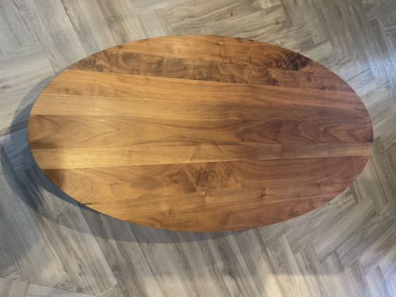 Image 1 of Montis Flint oval coffee table walnut