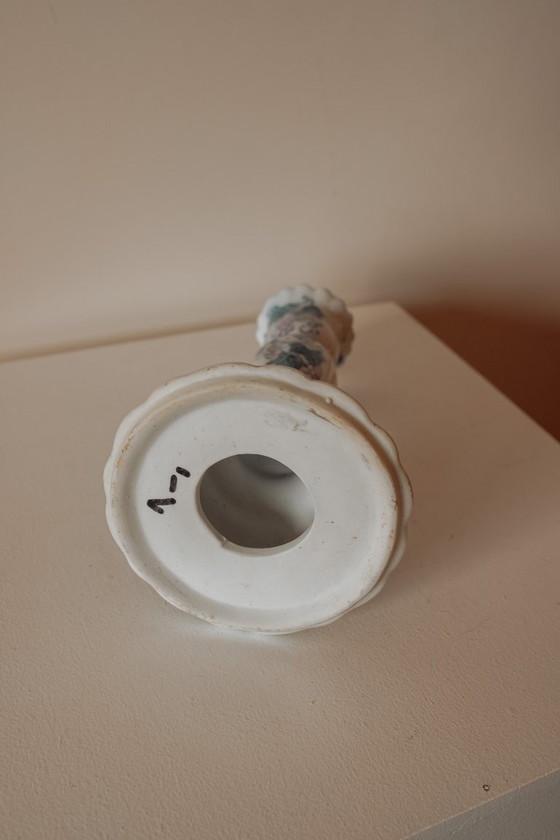 Image 1 of chandelier en porcelaine vintage pour bougie de table