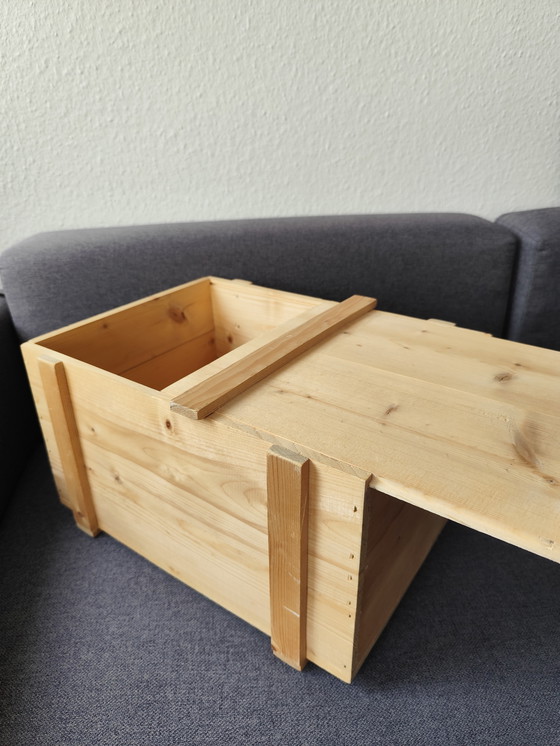 Image 1 of Scatola di legno • Scatola portaoggetti • Scatola per giocattoli • Scrigno del tesoro • 38×23×28 cm