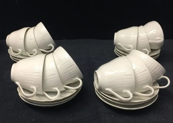Set coppia da tè - piattino + tazza Rosenthal-Hutschenreuther., Stoviglie, Porcellana, Bianco (foto 5 di 5)