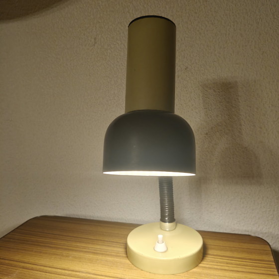 Image 1 of Vintage 1970s desk lamp with flexible gooseneck