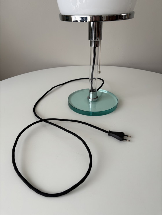 Image 1 of Lampe de bureau Bauhaus metalarte Italiaanse Wilhelm Wagenfeld 
