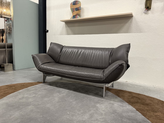 Image 1 of Canapé 3 places Leolux Tango en cuir gris