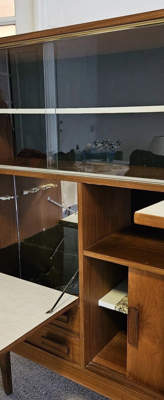 Image 1 of Vintage teakhouten buffetkast jaren ‘60 - model Den Haag