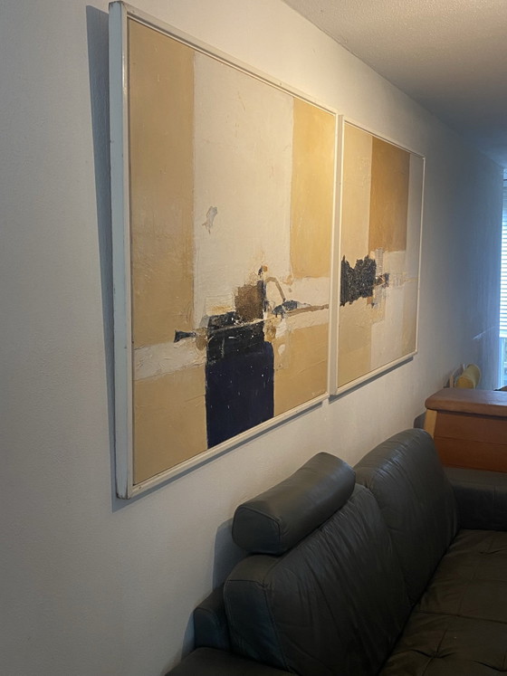 Dittico curato di Ron v/d Werf, Ton v/d Werf, Arte, Carta, Legno, Beige (foto 4 di 9)