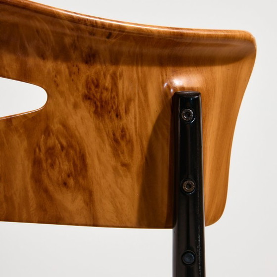 Image 1 of MK11414 Sedia da pranzo Coro di Luigi Origlia per Origlia Italia, set da 4