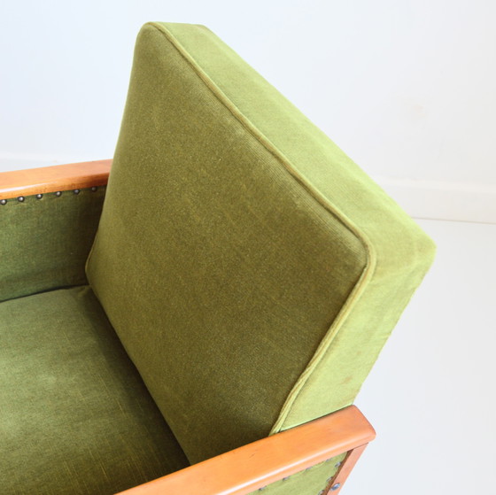 Image 1 of Pair of vintage 1950s armchairs