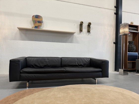 Image 1 of Canapé Jori Shiva 3990 en cuir noir 235