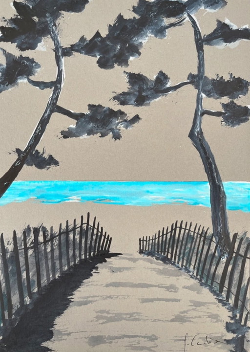 Artist's sketch 21x15cm