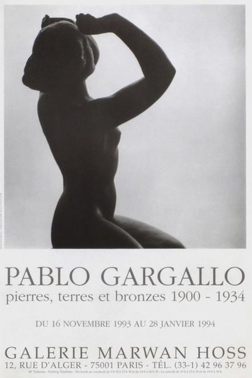 Pablo GARGALLO Expo 93 Marwan Hoss poster 1993