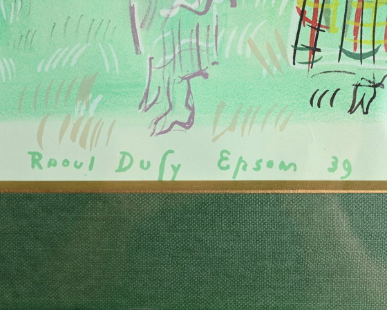 Image 1 of Charles Sorlier, Epsom 39 (after Raoul Dufy). Lithograph. C.1960.