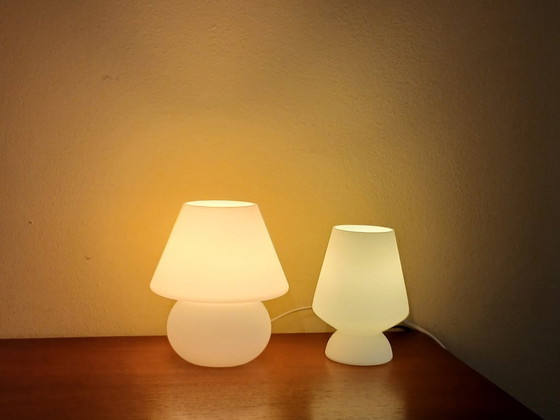 Image 1 of Set Mushroom Lampjes – 1980’s - Vintage