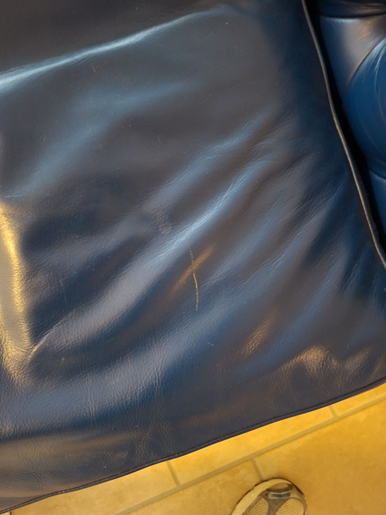 Poltrona Frau Chaise longue, Leder, Blau (Foto 5 von 6)