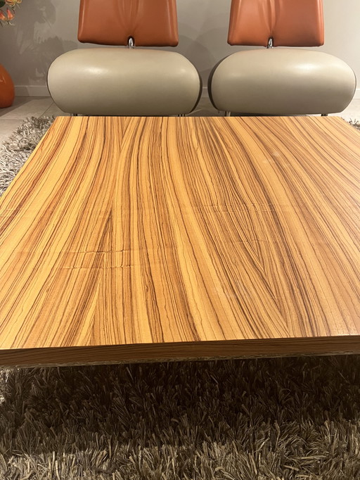 Tavolino Artifort Mare zebrano 1,15 x 1,15