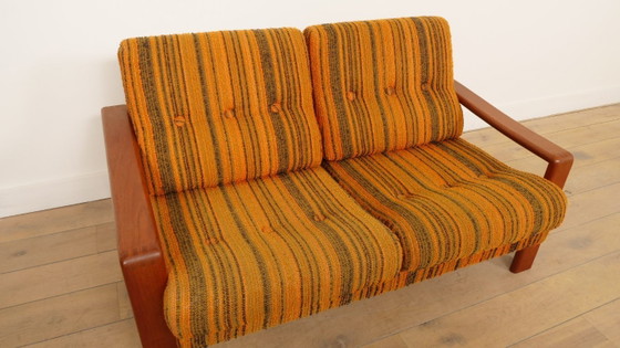 Image 1 of Vintage 2-zits bank | Teak | Retro