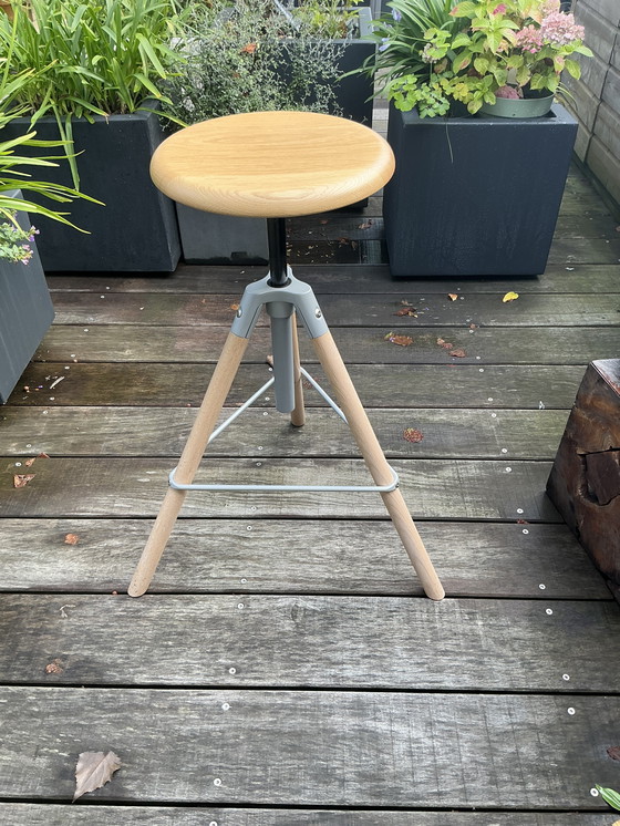 Image 1 of Girsberger Height Adjustable Studio Stool/Bar Stool