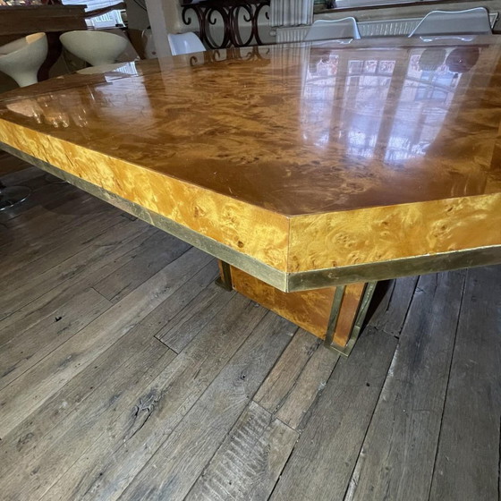 Table de salle à manger vintage Hollywood Regency par Jean-Claude Mahey, 1970 – Tables de salle à manger (photo 7 of 20)