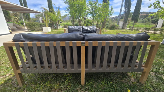 Image 1 of RODA Mistral 2-Sitzer-Möbelset plus Glastisch