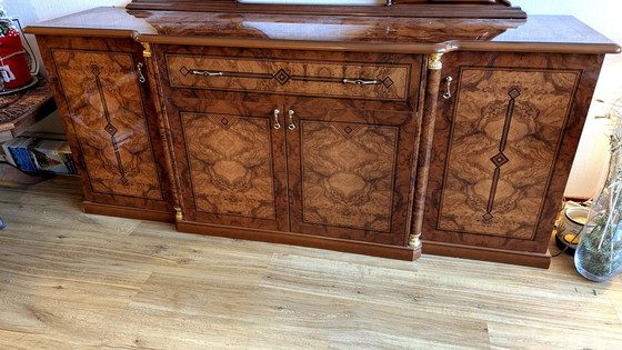 Image 1 of Sideboard Of Pallisander Wood With Mirror